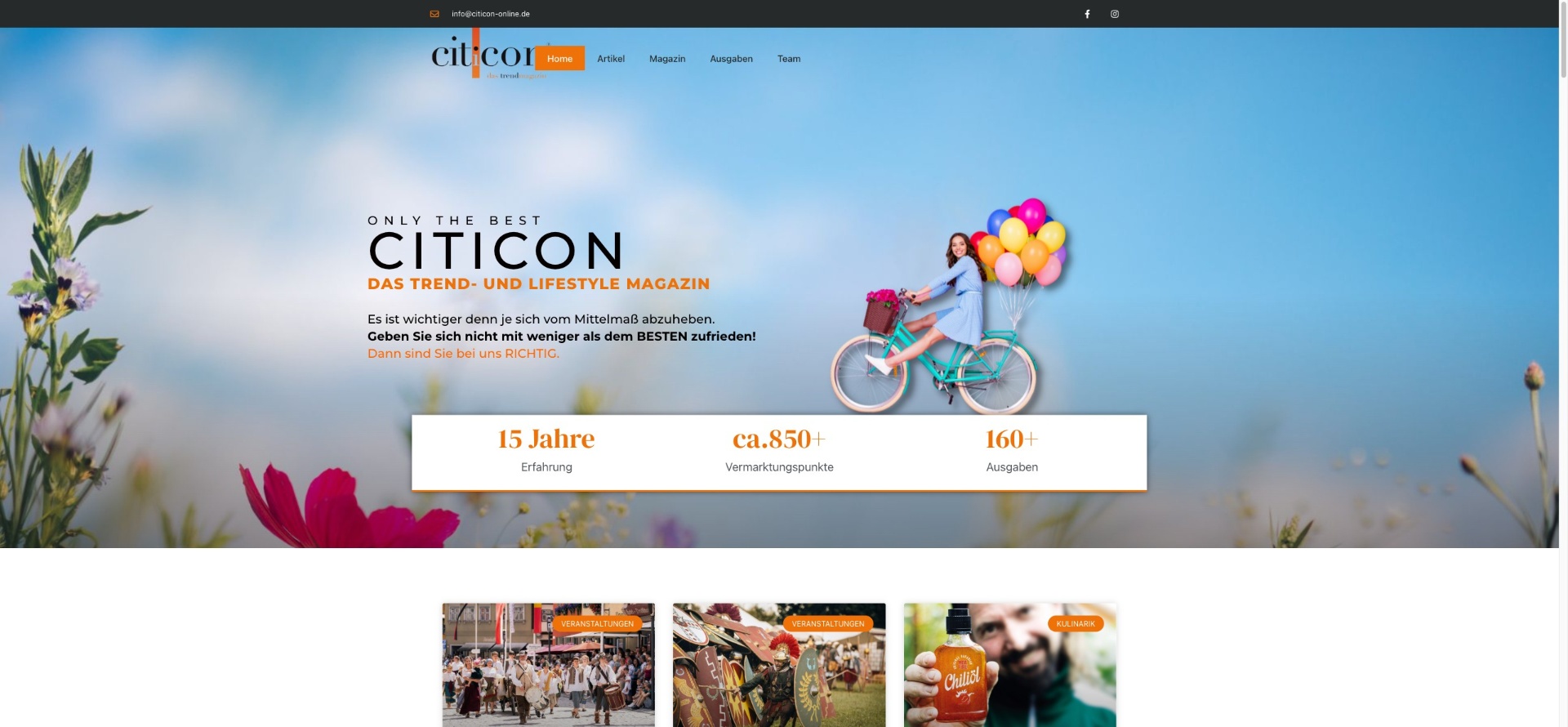 CITICON — website by RAVARO