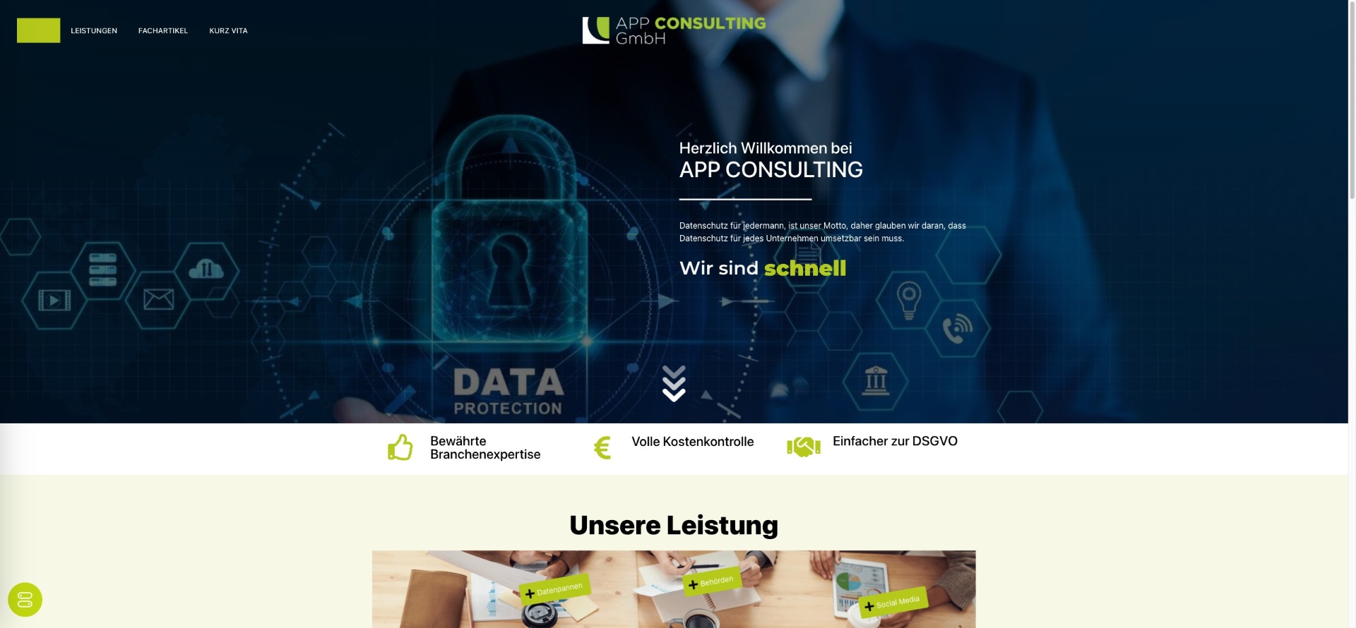 APP Consulting — website by RAVARO